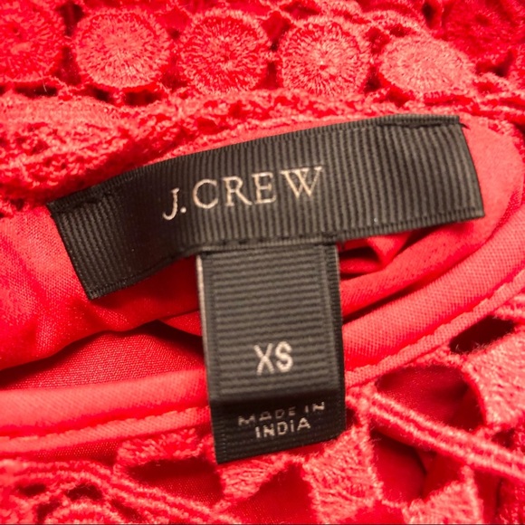 J. Crew Geo Lace Shift Dress Sz XS - Picture 10 of 12